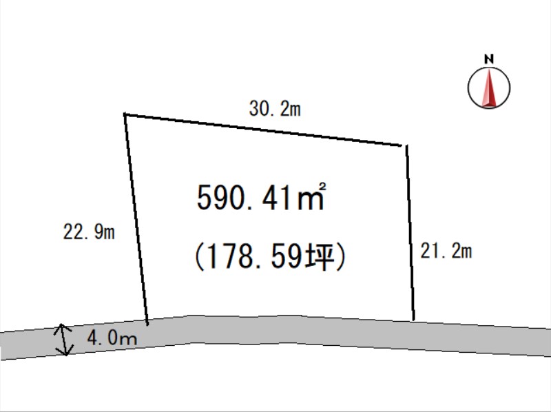 【追分土地】南道路、日当たり良好平坦な土地