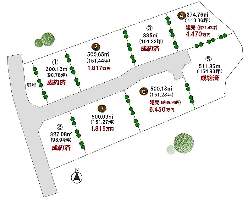 【柳宿別荘地土地②⑤⑦】日常の利便性に優れた土地