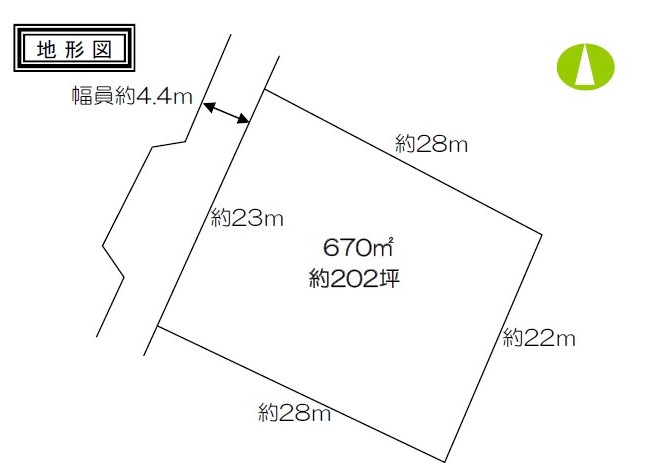 御成約済【追分土地】開放的な浅間山ビューの別荘地
