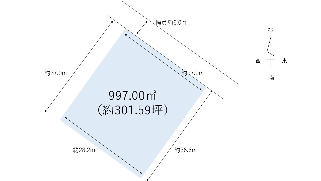 【御代田_土地】落葉樹あふれる平坦地
